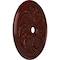Ekena Millwork Sellek Ceiling Medallion (Fits Canopies up to 9"), Hnd-Painted Brushed Mahogany, 42 1/8"OD x 1 7/8"P CM42SKBMF - alternate 2